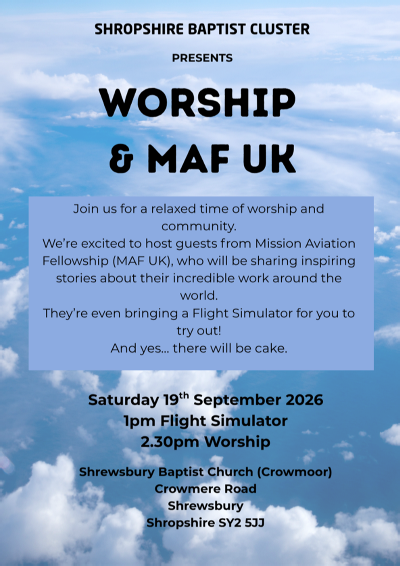 Worship & MAF (r) - Shropshire